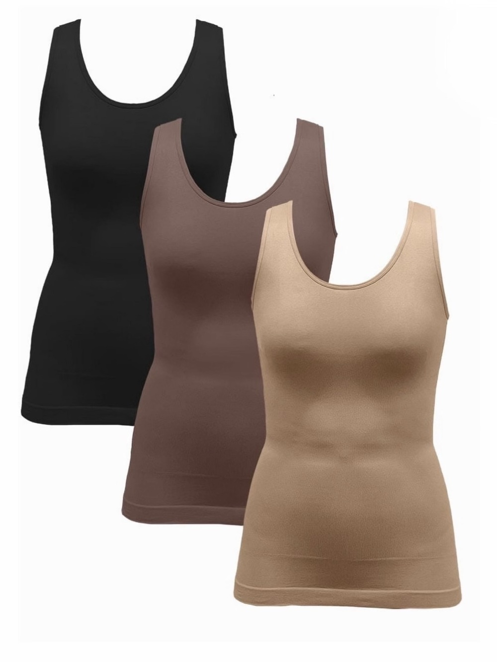 Seamless Shaping Camisole, 3-Pack